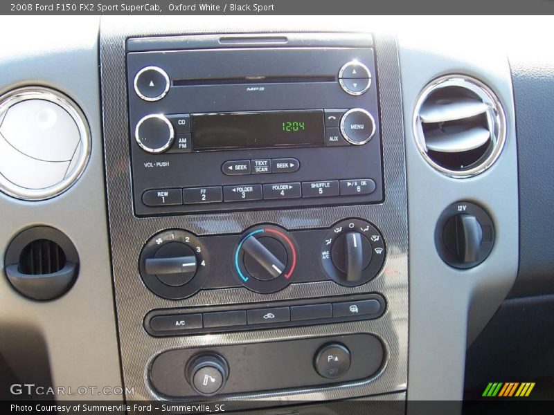 Oxford White / Black Sport 2008 Ford F150 FX2 Sport SuperCab