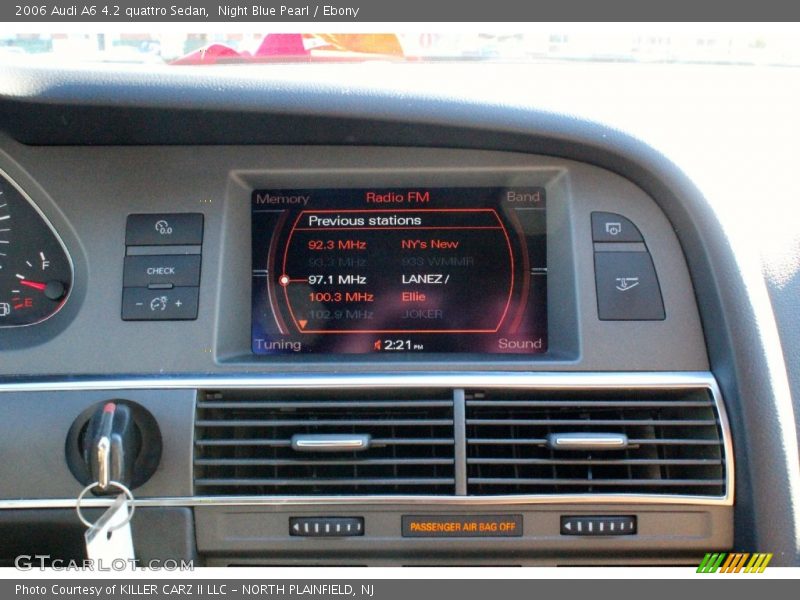 Night Blue Pearl / Ebony 2006 Audi A6 4.2 quattro Sedan