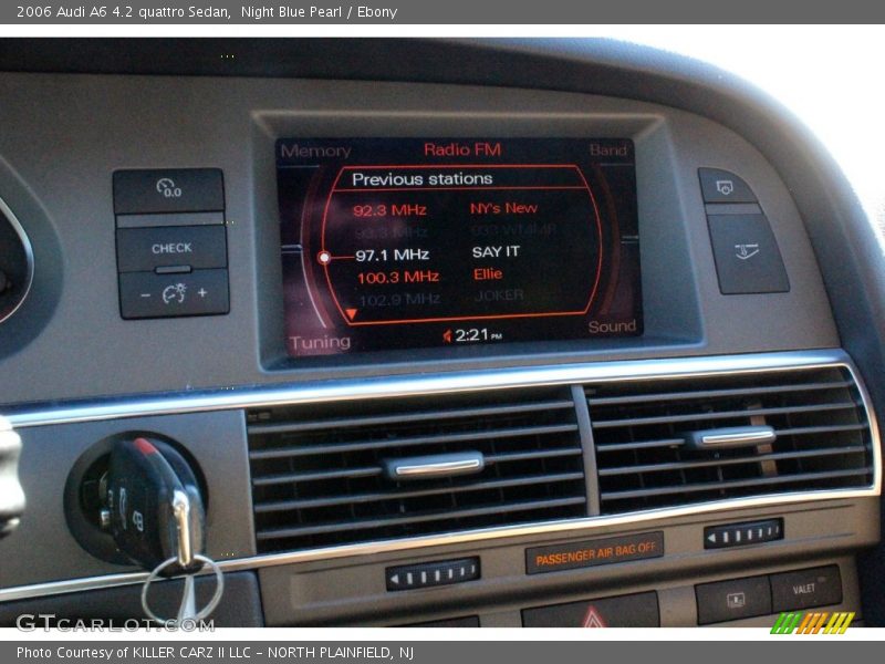 Night Blue Pearl / Ebony 2006 Audi A6 4.2 quattro Sedan