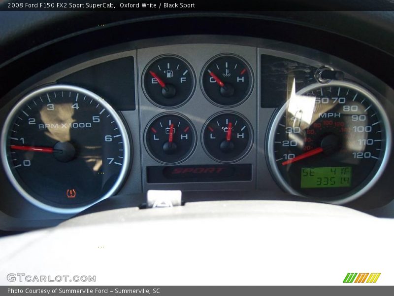 Oxford White / Black Sport 2008 Ford F150 FX2 Sport SuperCab