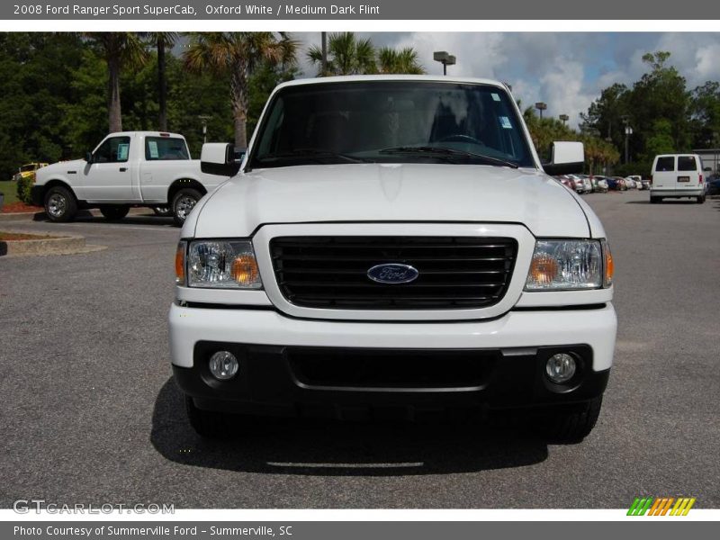 Oxford White / Medium Dark Flint 2008 Ford Ranger Sport SuperCab