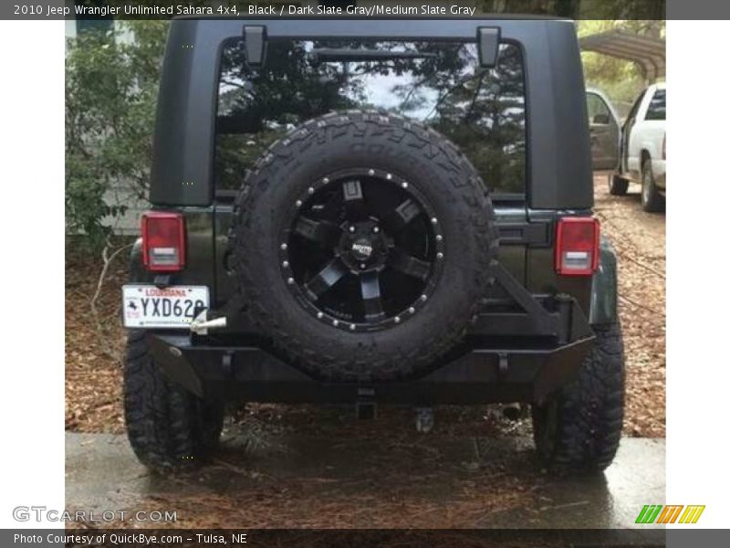 Black / Dark Slate Gray/Medium Slate Gray 2010 Jeep Wrangler Unlimited Sahara 4x4