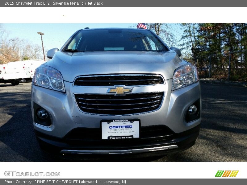 Silver Ice Metallic / Jet Black 2015 Chevrolet Trax LTZ