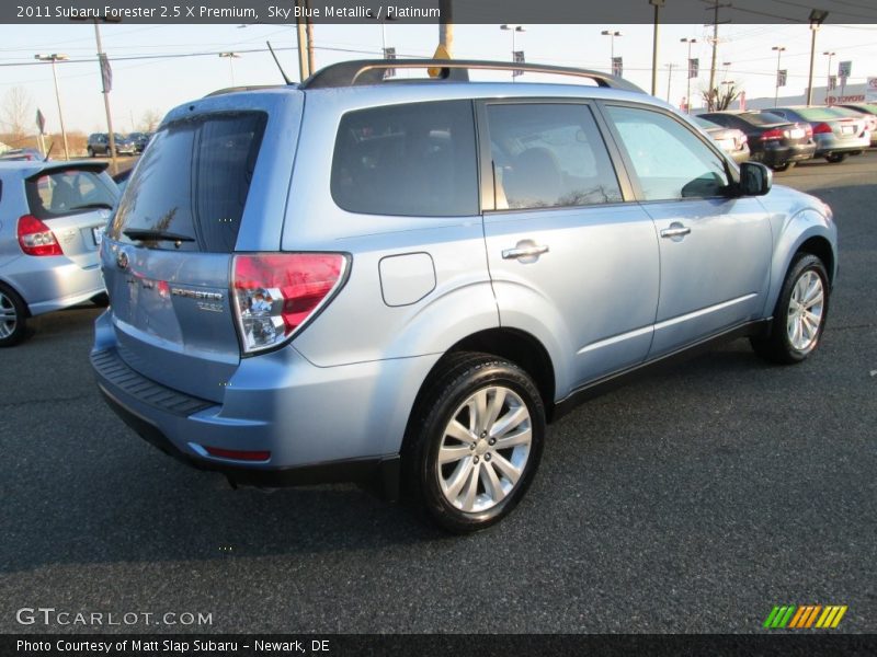 Sky Blue Metallic / Platinum 2011 Subaru Forester 2.5 X Premium