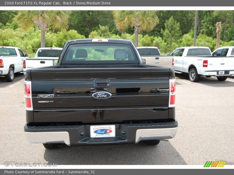Black / Stone/Medium Stone 2009 Ford F150 XL Regular Cab