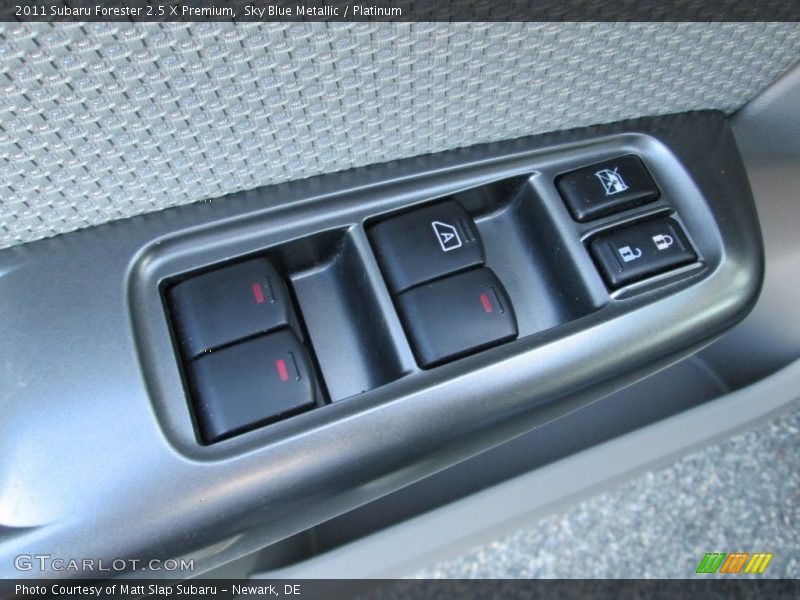 Sky Blue Metallic / Platinum 2011 Subaru Forester 2.5 X Premium