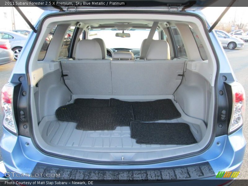 Sky Blue Metallic / Platinum 2011 Subaru Forester 2.5 X Premium