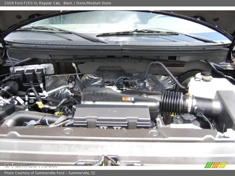 Black / Stone/Medium Stone 2009 Ford F150 XL Regular Cab