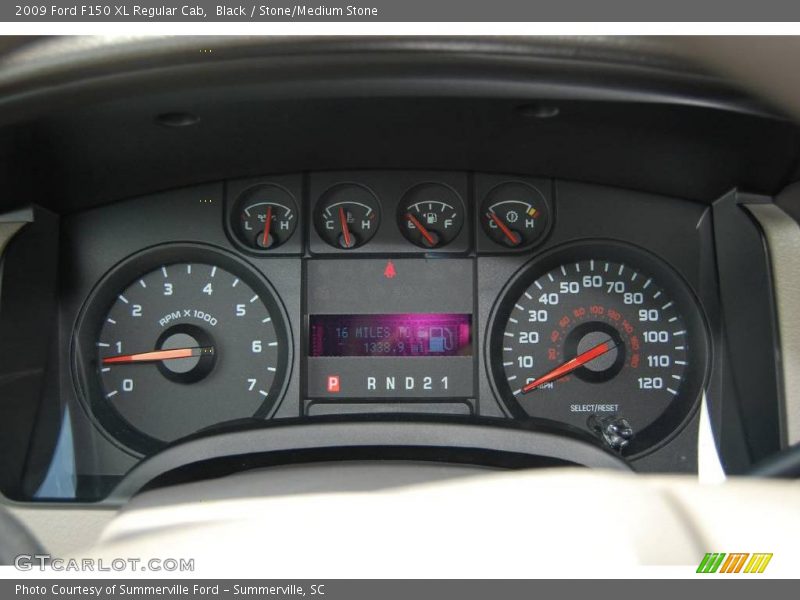 Black / Stone/Medium Stone 2009 Ford F150 XL Regular Cab