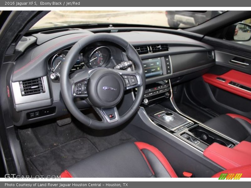 Jet/Red Interior - 2016 XF S 