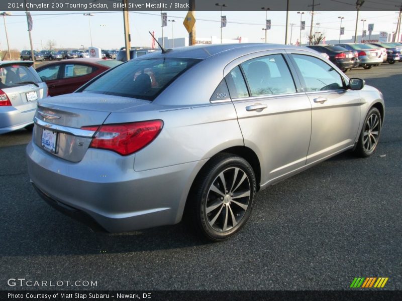 Billet Silver Metallic / Black 2014 Chrysler 200 Touring Sedan