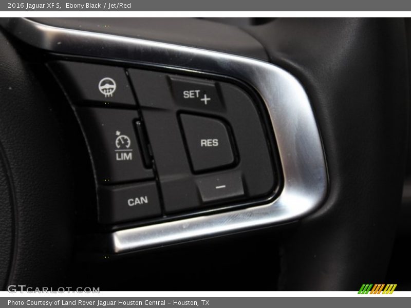 Ebony Black / Jet/Red 2016 Jaguar XF S