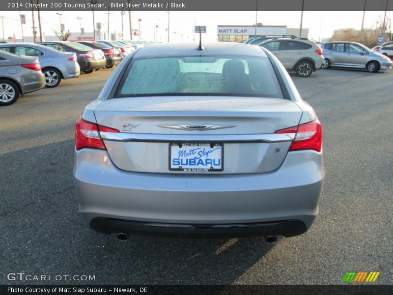 Billet Silver Metallic / Black 2014 Chrysler 200 Touring Sedan