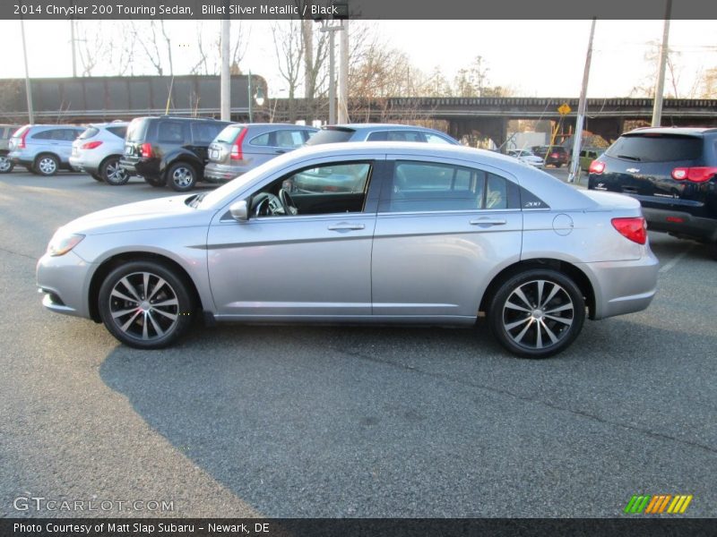 Billet Silver Metallic / Black 2014 Chrysler 200 Touring Sedan