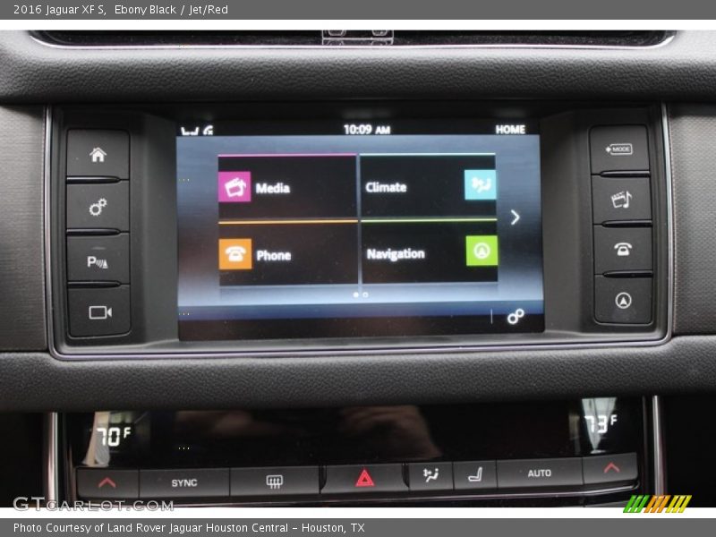 Ebony Black / Jet/Red 2016 Jaguar XF S