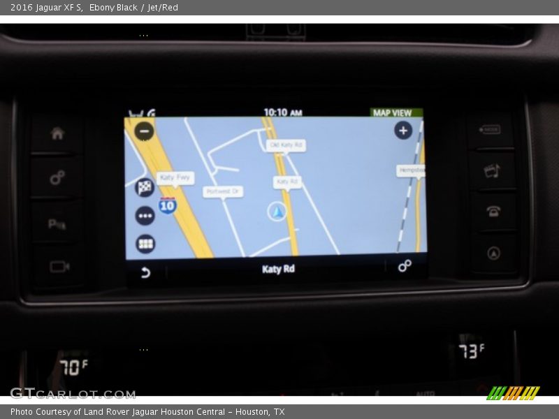 Ebony Black / Jet/Red 2016 Jaguar XF S