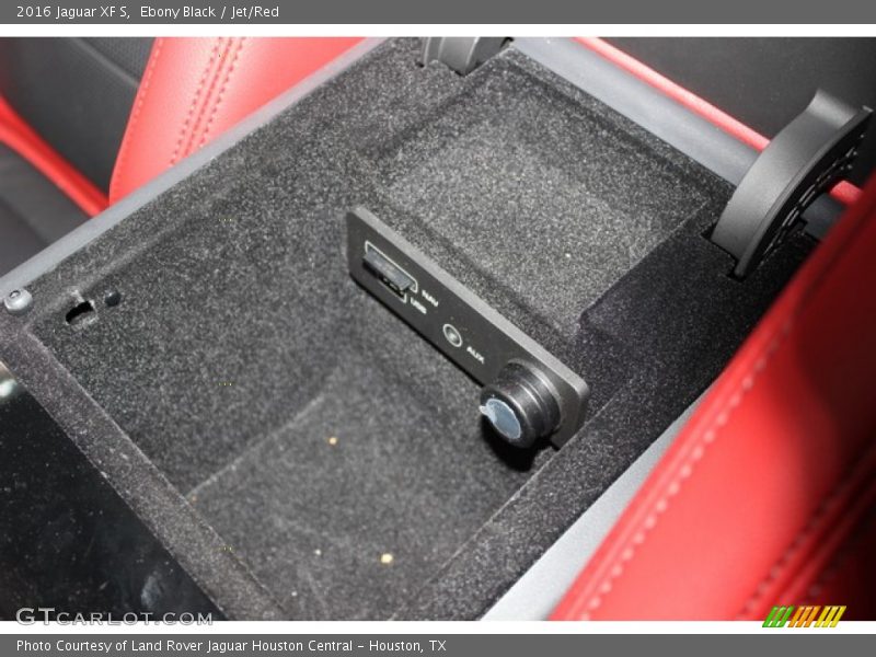 Ebony Black / Jet/Red 2016 Jaguar XF S
