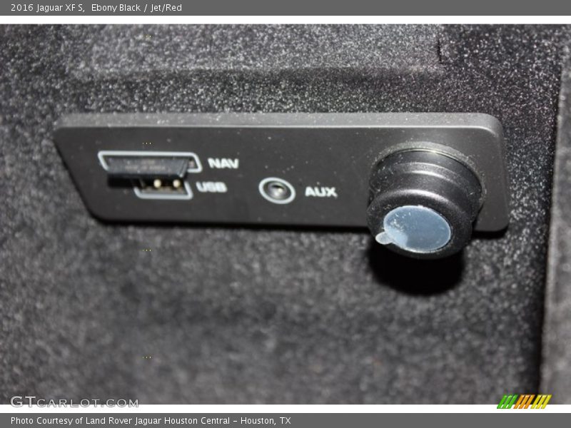 Ebony Black / Jet/Red 2016 Jaguar XF S