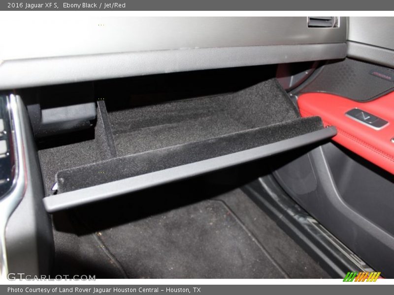 Ebony Black / Jet/Red 2016 Jaguar XF S