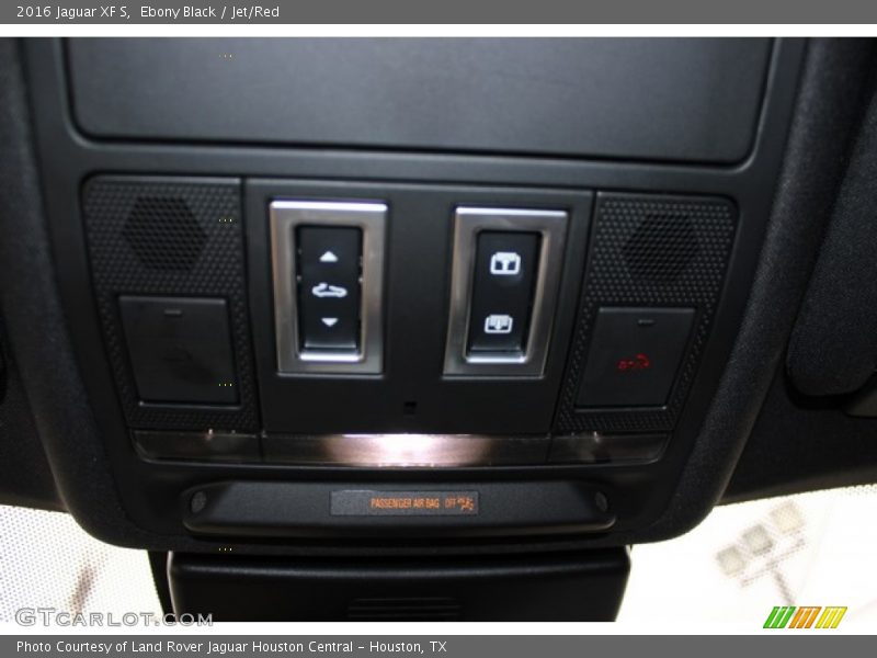 Ebony Black / Jet/Red 2016 Jaguar XF S