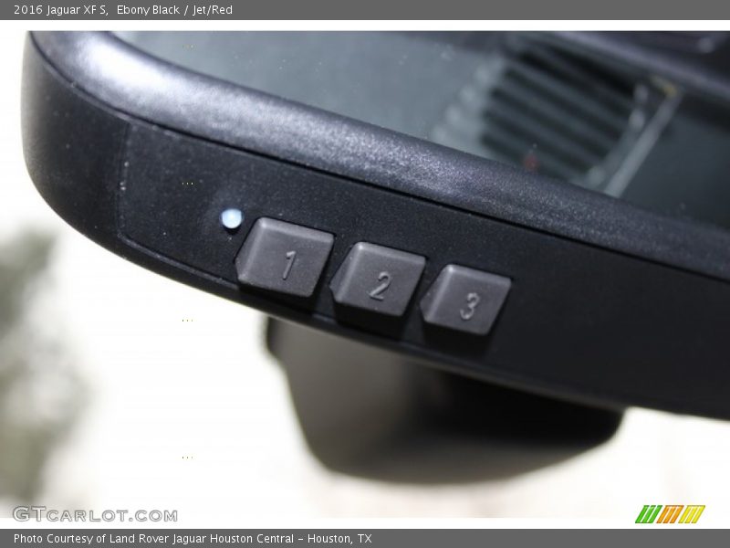 Ebony Black / Jet/Red 2016 Jaguar XF S