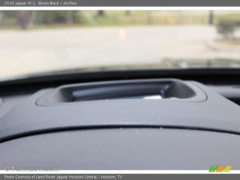 Ebony Black / Jet/Red 2016 Jaguar XF S