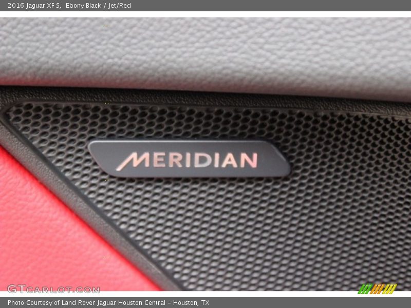 Ebony Black / Jet/Red 2016 Jaguar XF S