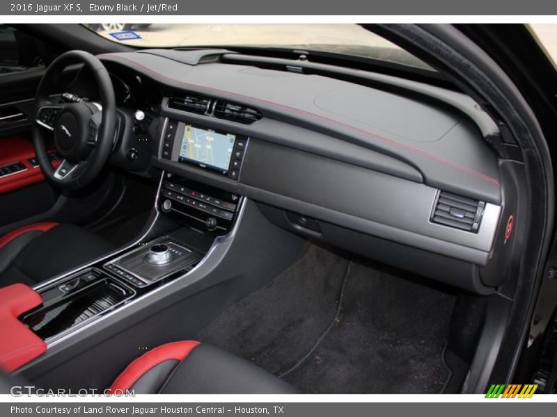 Ebony Black / Jet/Red 2016 Jaguar XF S