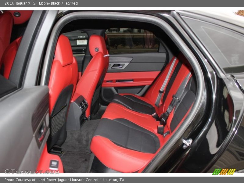 Ebony Black / Jet/Red 2016 Jaguar XF S