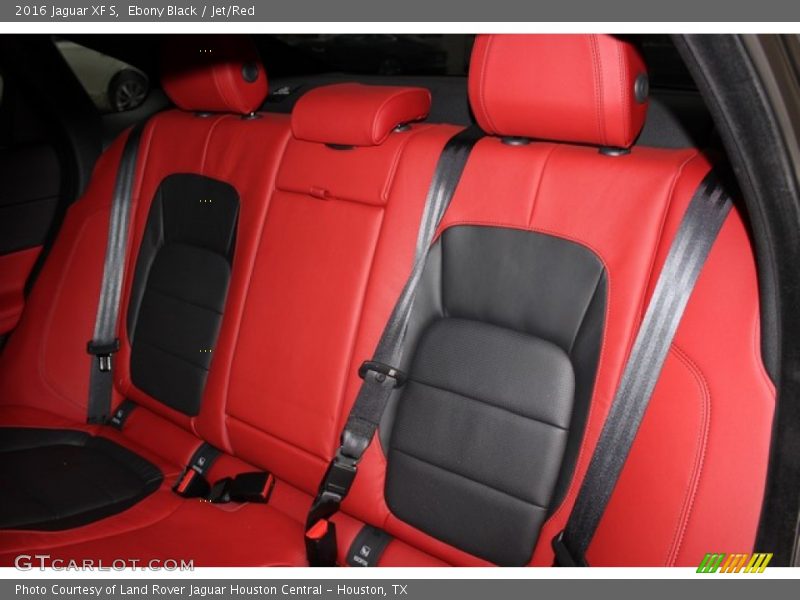 Ebony Black / Jet/Red 2016 Jaguar XF S