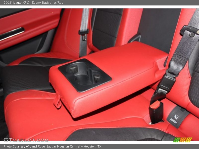 Ebony Black / Jet/Red 2016 Jaguar XF S