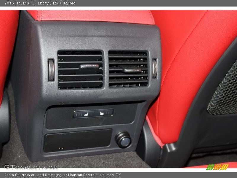 Ebony Black / Jet/Red 2016 Jaguar XF S