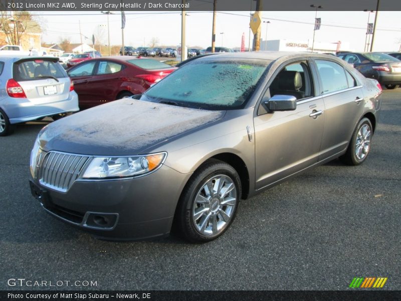 Sterling Gray Metallic / Dark Charcoal 2012 Lincoln MKZ AWD