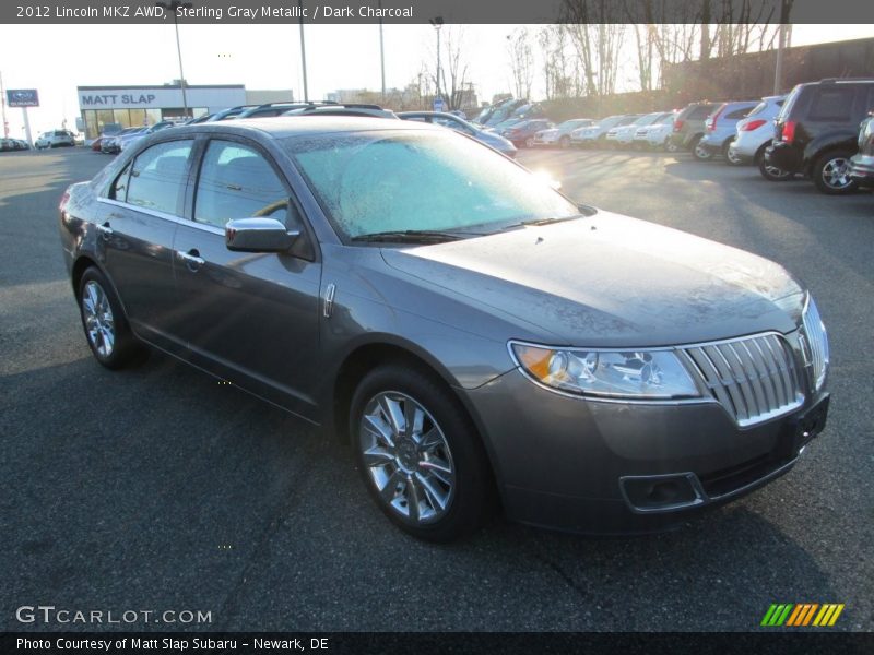 Sterling Gray Metallic / Dark Charcoal 2012 Lincoln MKZ AWD