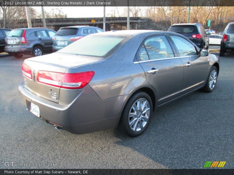 Sterling Gray Metallic / Dark Charcoal 2012 Lincoln MKZ AWD
