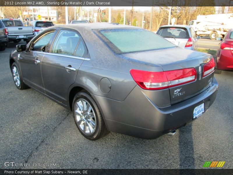 Sterling Gray Metallic / Dark Charcoal 2012 Lincoln MKZ AWD