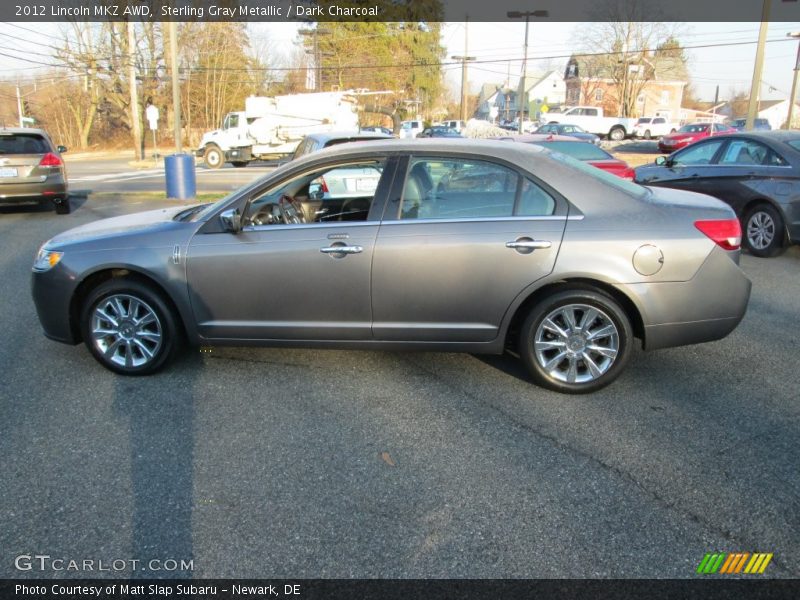 Sterling Gray Metallic / Dark Charcoal 2012 Lincoln MKZ AWD