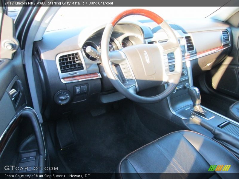 Sterling Gray Metallic / Dark Charcoal 2012 Lincoln MKZ AWD