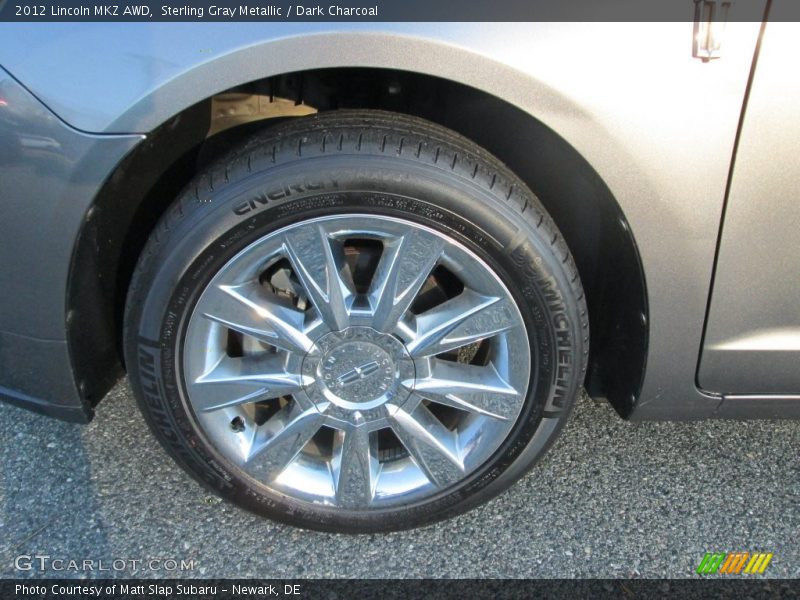 Sterling Gray Metallic / Dark Charcoal 2012 Lincoln MKZ AWD