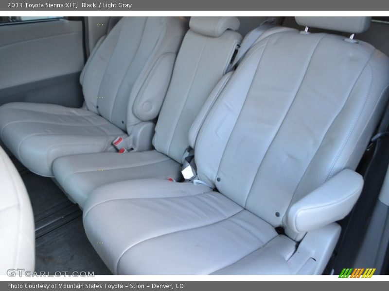 Black / Light Gray 2013 Toyota Sienna XLE