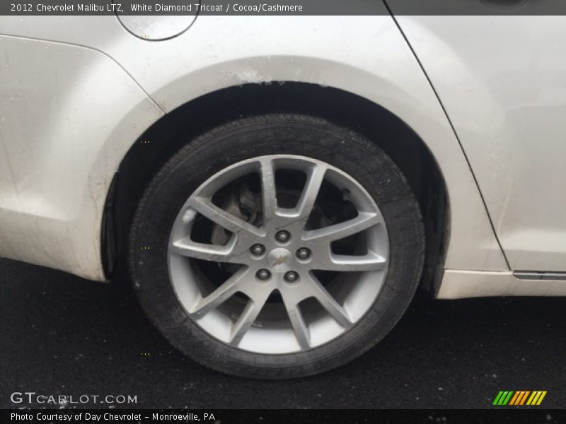 White Diamond Tricoat / Cocoa/Cashmere 2012 Chevrolet Malibu LTZ