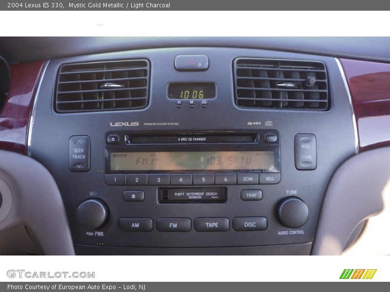 Mystic Gold Metallic / Light Charcoal 2004 Lexus ES 330