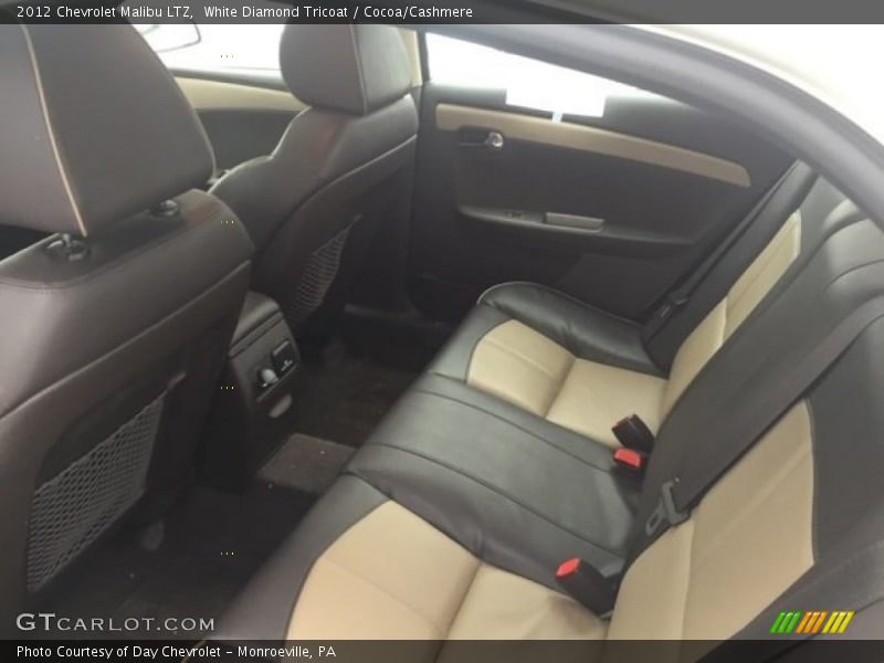White Diamond Tricoat / Cocoa/Cashmere 2012 Chevrolet Malibu LTZ