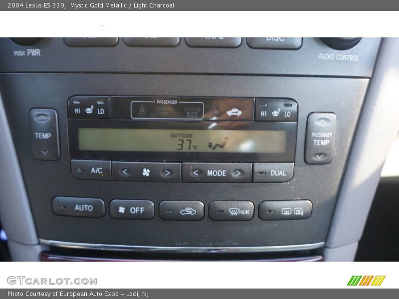 Mystic Gold Metallic / Light Charcoal 2004 Lexus ES 330
