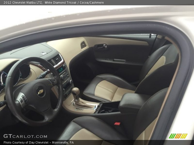 White Diamond Tricoat / Cocoa/Cashmere 2012 Chevrolet Malibu LTZ