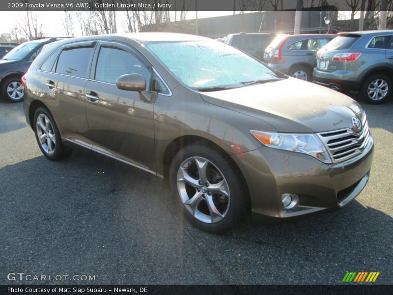 Golden Umber Mica / Ivory 2009 Toyota Venza V6 AWD