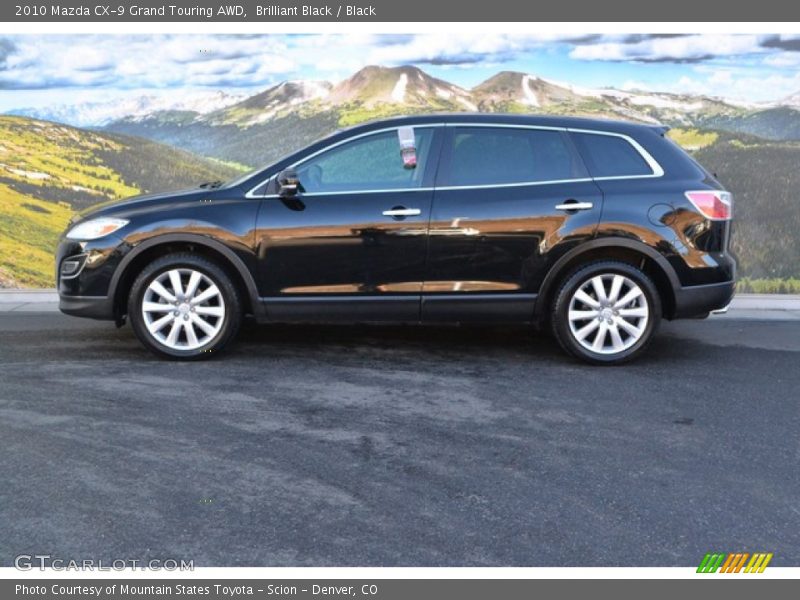 Brilliant Black / Black 2010 Mazda CX-9 Grand Touring AWD