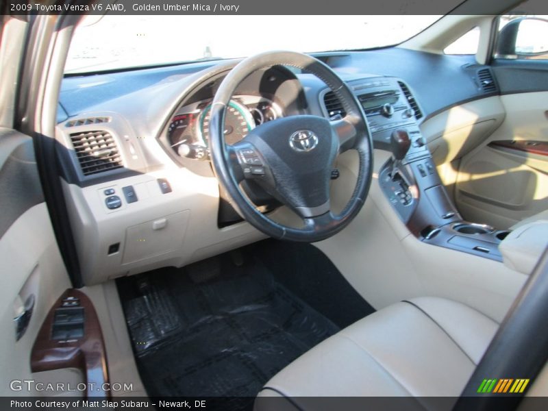 Golden Umber Mica / Ivory 2009 Toyota Venza V6 AWD