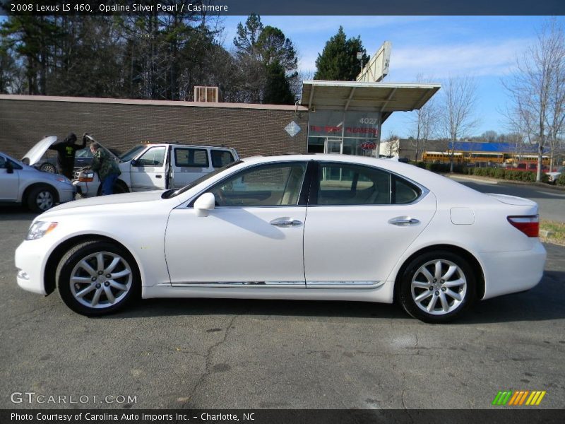 Opaline Silver Pearl / Cashmere 2008 Lexus LS 460