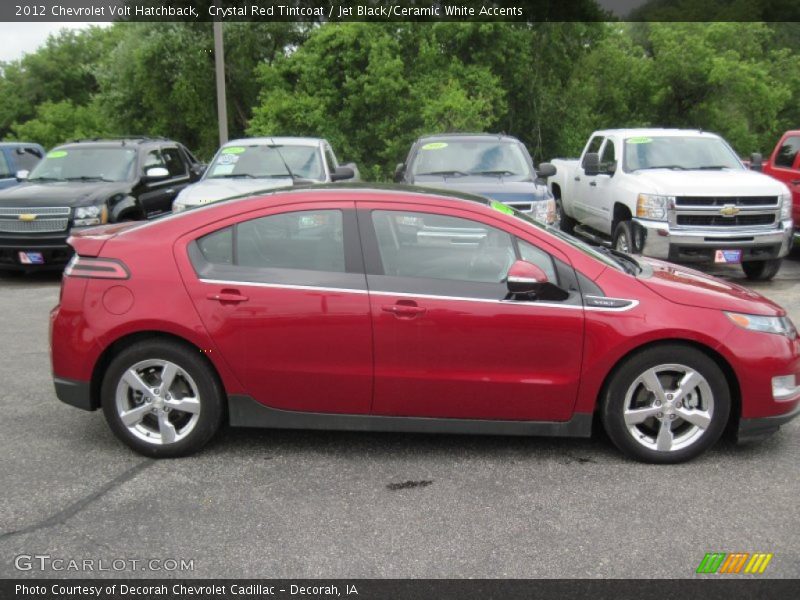 Crystal Red Tintcoat / Jet Black/Ceramic White Accents 2012 Chevrolet Volt Hatchback